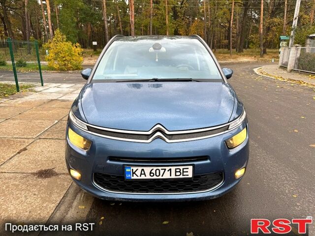 Синий Ситроен Ц4 Гранд Пикассо, объемом двигателя 1.6 л и пробегом 240 тыс. км за 7999 $, фото 12 на Automoto.ua