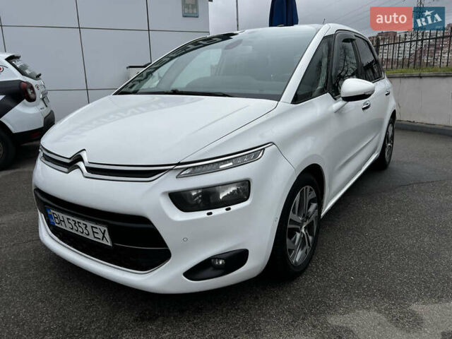Белый Ситроен С4 Пикассо, объемом двигателя 1.56 л и пробегом 345 тыс. км за 9200 $, фото 1 на Automoto.ua