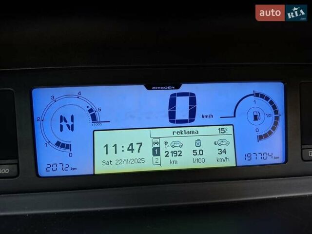 Черный Ситроен С4 Пикассо, объемом двигателя 1.56 л и пробегом 199 тыс. км за 6500 $, фото 10 на Automoto.ua