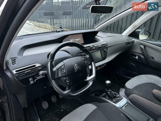 Черный Ситроен С4 Пикассо, объемом двигателя 1.56 л и пробегом 233 тыс. км за 7999 $, фото 19 на Automoto.ua