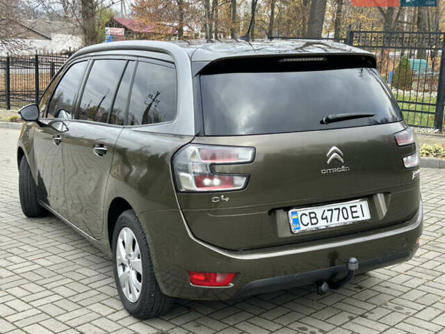 Коричневый Ситроен С4 Пикассо, объемом двигателя 1.56 л и пробегом 164 тыс. км за 9450 $, фото 4 на Automoto.ua