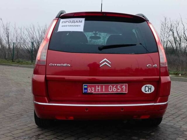 Червоний Сітроен С4 Пікассо, об'ємом двигуна 2 л та пробігом 222 тис. км за 6400 $, фото 5 на Automoto.ua