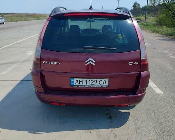Красный Ситроен С4 Пикассо, объемом двигателя 1.56 л и пробегом 250 тыс. км за 6000 $, фото 14 на Automoto.ua
