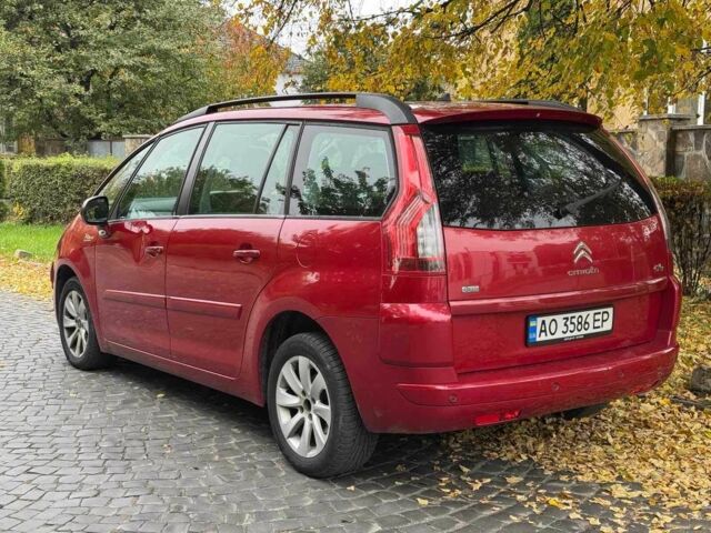 Ситроен С4 Пикассо 2013 в Ужгороде на Automoto.ua Красный Ситроен С4 Пикассо, объемом двигателя 1.58 л и пробегом 152 тыс. км за 5000 $, фото 4 на Automoto.ua