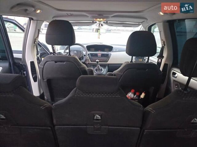 Синий Ситроен С4 Пикассо, объемом двигателя 1.56 л и пробегом 215 тыс. км за 6550 $, фото 10 на Automoto.ua