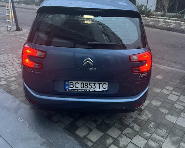 Синий Ситроен С4 Пикассо, объемом двигателя 1.56 л и пробегом 240 тыс. км за 13000 $, фото 1 на Automoto.ua