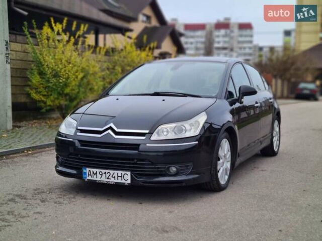 Черный Ситроен С4, объемом двигателя 2 л и пробегом 245 тыс. км за 4250 $, фото 1 на Automoto.ua