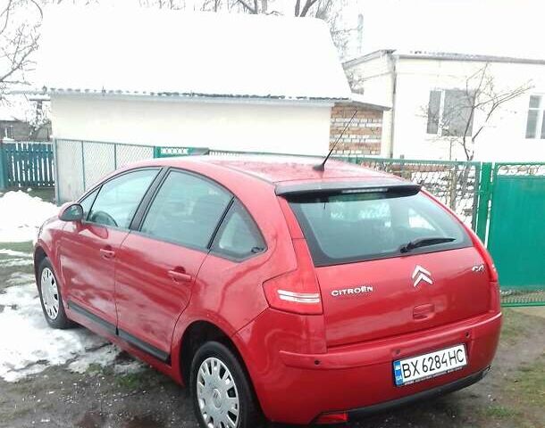 Красный Ситроен С4, объемом двигателя 1.6 л и пробегом 245 тыс. км за 4500 $, фото 3 на Automoto.ua