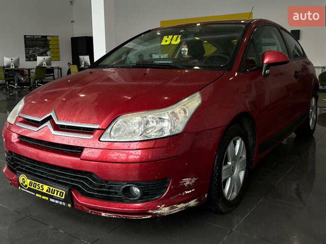 Красный Ситроен С4, объемом двигателя 1.59 л и пробегом 190 тыс. км за 3650 $, фото 2 на Automoto.ua
