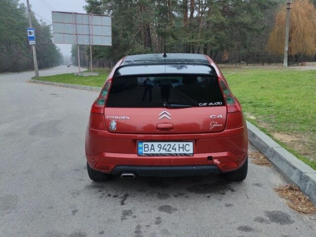 Красный Ситроен С4, объемом двигателя 2 л и пробегом 230 тыс. км за 3300 $, фото 3 на Automoto.ua