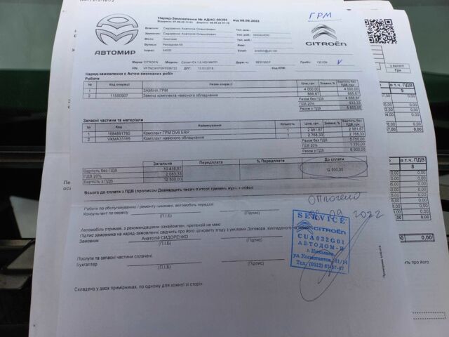 Серый Ситроен С4, объемом двигателя 1.6 л и пробегом 185 тыс. км за 12000 $, фото 13 на Automoto.ua