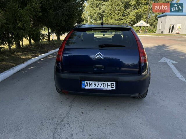 Синий Ситроен С4, объемом двигателя 1.56 л и пробегом 255 тыс. км за 4600 $, фото 4 на Automoto.ua
