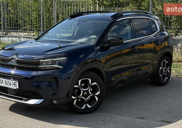 Синий Ситроен C5 Aircross, объемом двигателя 2 л и пробегом 28 тыс. км за 25500 $, фото 2 на Automoto.ua
