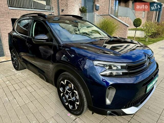 Ситроен C5 Aircross 2023 в Львове на Automoto.ua Синий Ситроен C5 Aircross, объемом двигателя 2 л и пробегом 15 тыс. км за 29500 $, фото 2 на Automoto.ua