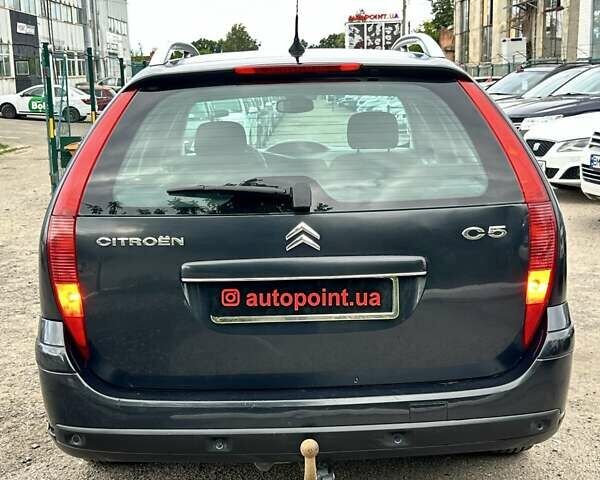 Сірий Сітроен С5, об'ємом двигуна 1.56 л та пробігом 265 тис. км за 4300 $, фото 8 на Automoto.ua