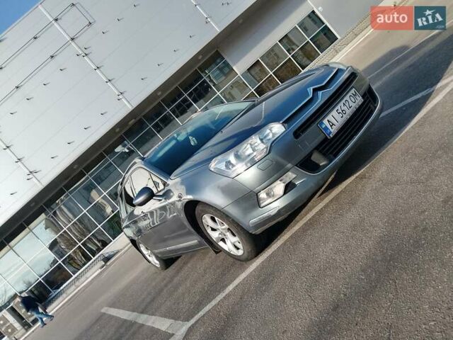 Сірий Сітроен С5, об'ємом двигуна 2 л та пробігом 255 тис. км за 6500 $, фото 1 на Automoto.ua