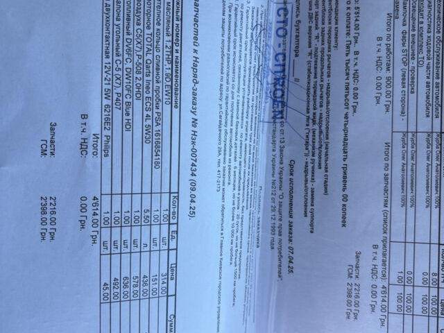 Сірий Сітроен С5, об'ємом двигуна 2 л та пробігом 219 тис. км за 11000 $, фото 21 на Automoto.ua