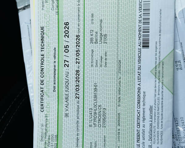 Синій Сітроен С5, об'ємом двигуна 1.6 л та пробігом 285 тис. км за 7800 $, фото 58 на Automoto.ua