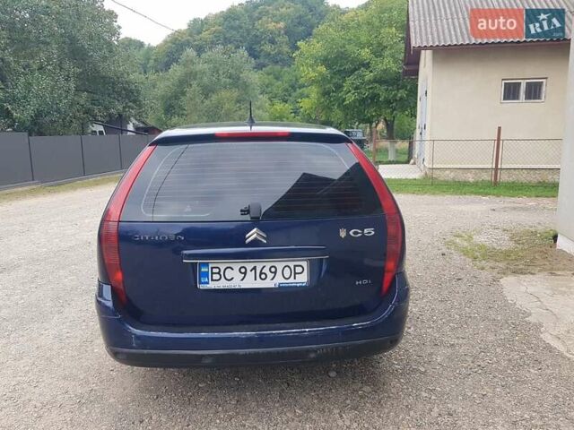 Синий Ситроен С5, объемом двигателя 1.6 л и пробегом 290 тыс. км за 3750 $, фото 10 на Automoto.ua