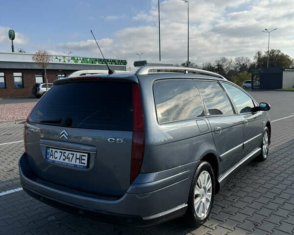 Синий Ситроен С5, объемом двигателя 2 л и пробегом 252 тыс. км за 5299 $, фото 3 на Automoto.ua