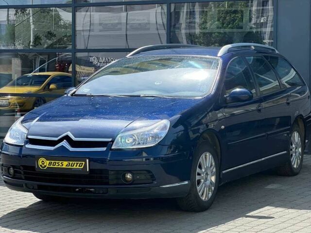 Синий Ситроен С5, объемом двигателя 2 л и пробегом 265 тыс. км за 5900 $, фото 2 на Automoto.ua