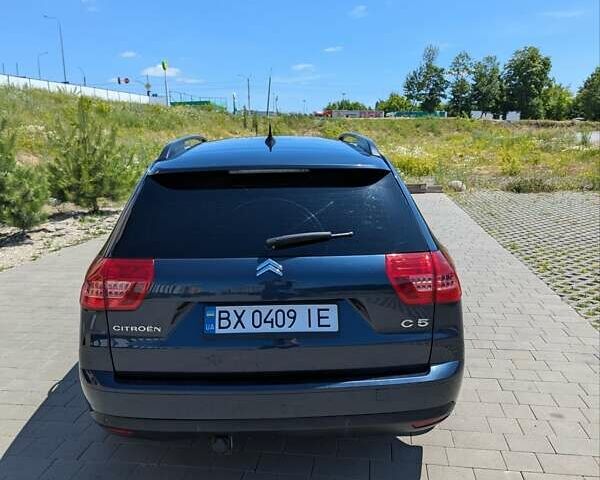 Синий Ситроен С5, объемом двигателя 1.6 л и пробегом 265 тыс. км за 6660 $, фото 4 на Automoto.ua