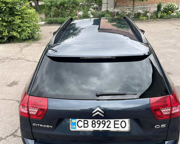 Синий Ситроен С5, объемом двигателя 1.56 л и пробегом 261 тыс. км за 7500 $, фото 1 на Automoto.ua