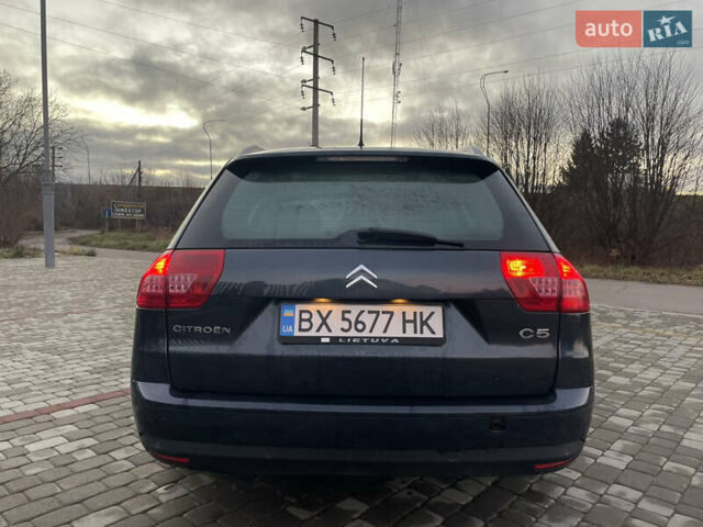 Синий Ситроен С5, объемом двигателя 2 л и пробегом 212 тыс. км за 5500 $, фото 3 на Automoto.ua