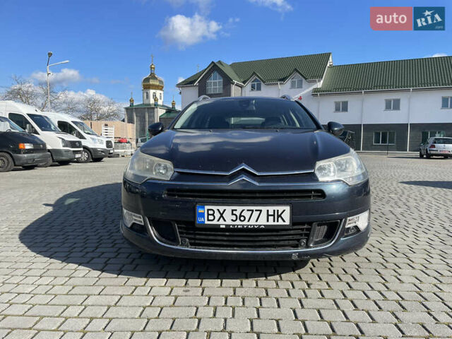 Синий Ситроен С5, объемом двигателя 2 л и пробегом 211 тыс. км за 6600 $, фото 2 на Automoto.ua