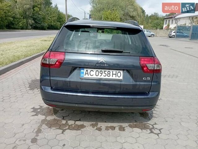 Синий Ситроен С5, объемом двигателя 1.6 л и пробегом 174 тыс. км за 6500 $, фото 3 на Automoto.ua