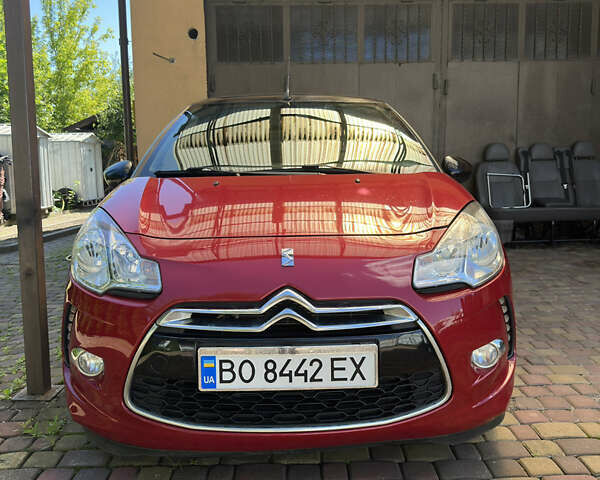 Красный Ситроен ДС3, объемом двигателя 1.6 л и пробегом 77 тыс. км за 7899 $, фото 1 на Automoto.ua