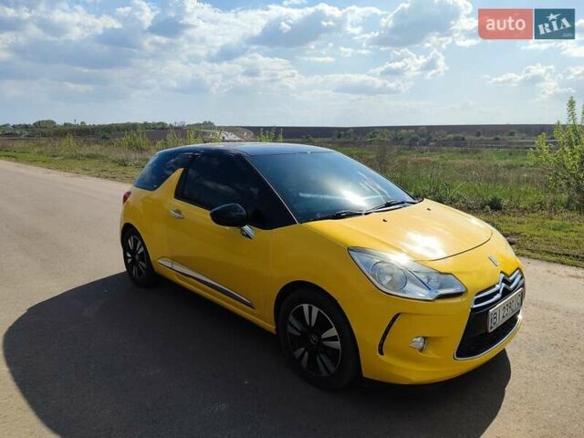 Жовтий Сітроен ДС3, об'ємом двигуна 1.4 л та пробігом 168 тис. км за 6200 $, фото 1 на Automoto.ua
