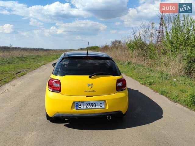 Жовтий Сітроен ДС3, об'ємом двигуна 1.4 л та пробігом 168 тис. км за 6200 $, фото 2 на Automoto.ua