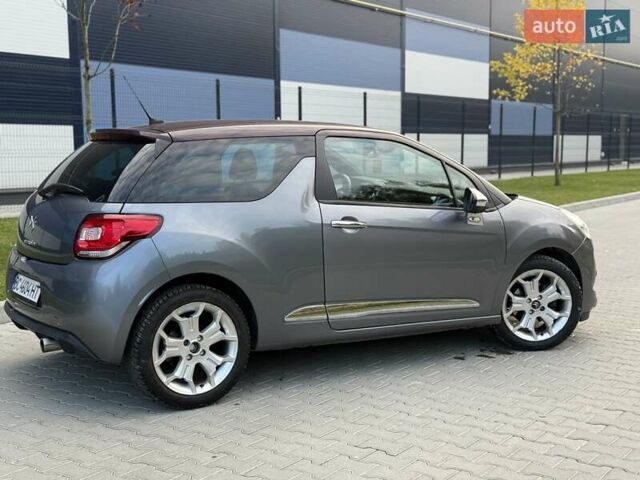 Серый Ситроен ДС3, объемом двигателя 1.6 л и пробегом 189 тыс. км за 6250 $, фото 24 на Automoto.ua