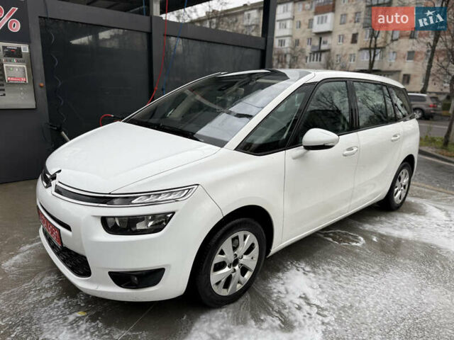 Белый Ситроен Гранд С4 Пикассо, объемом двигателя 1.6 л и пробегом 200 тыс. км за 9250 $, фото 2 на Automoto.ua