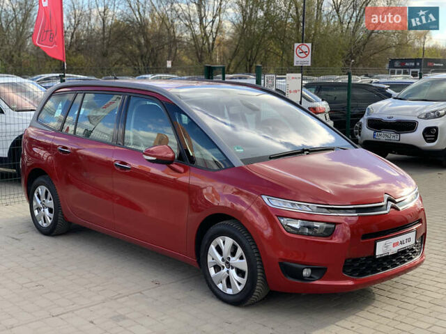 Червоний Сітроен Гранд С4 Пікассо, об'ємом двигуна 1.6 л та пробігом 91 тис. км за 12899 $, фото 6 на Automoto.ua