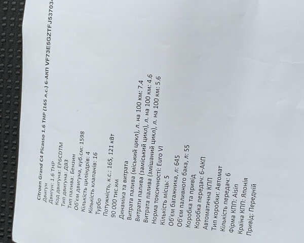 Червоний Сітроен Гранд С4 Пікассо, об'ємом двигуна 1.6 л та пробігом 91 тис. км за 12899 $, фото 64 на Automoto.ua