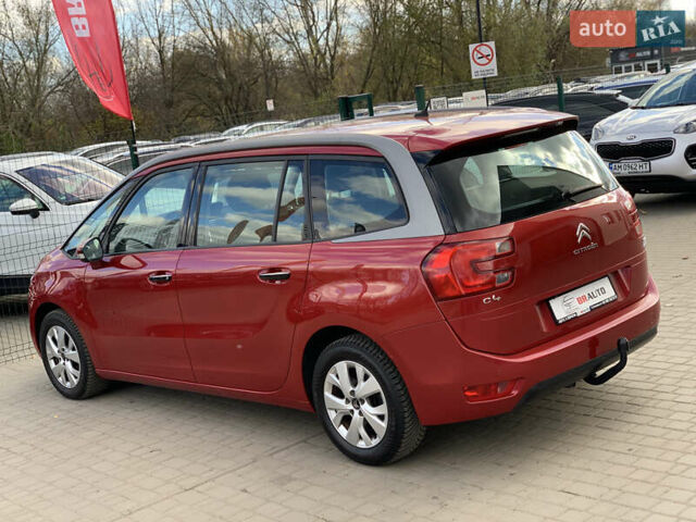 Червоний Сітроен Гранд С4 Пікассо, об'ємом двигуна 1.6 л та пробігом 91 тис. км за 12899 $, фото 18 на Automoto.ua