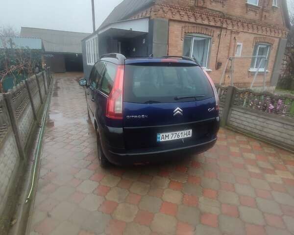 Синий Ситроен Гранд С4 Пикассо, объемом двигателя 1.6 л и пробегом 280 тыс. км за 5500 $, фото 4 на Automoto.ua