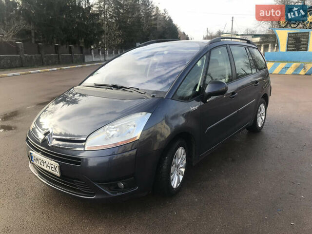 Синий Ситроен Гранд С4 Пикассо, объемом двигателя 1.6 л и пробегом 330 тыс. км за 5400 $, фото 1 на Automoto.ua
