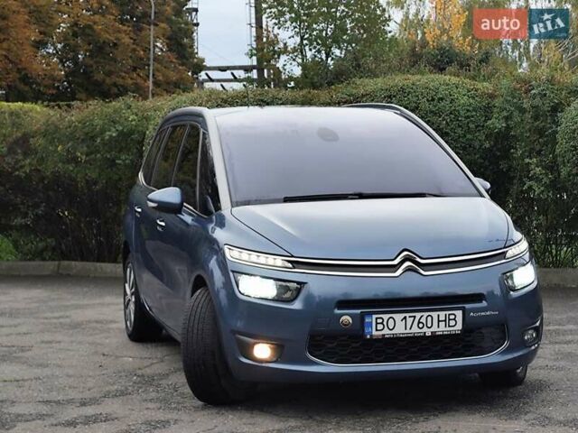Синій Сітроен Гранд С4 Пікассо, об'ємом двигуна 1.6 л та пробігом 202 тис. км за 12700 $, фото 1 на Automoto.ua