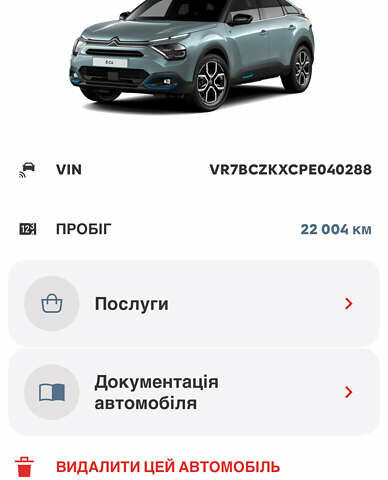 Синій Сітроен e-C4, об'ємом двигуна 0 л та пробігом 22 тис. км за 19300 $, фото 32 на Automoto.ua