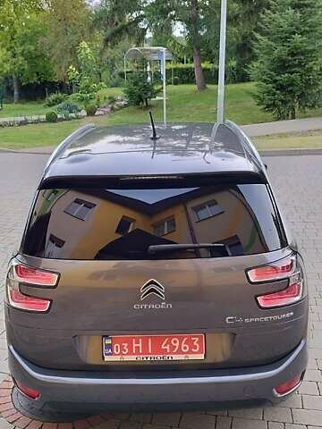 Серый Ситроен Grand C4 SpaceToure, объемом двигателя 1.5 л и пробегом 137 тыс. км за 18300 $, фото 4 на Automoto.ua