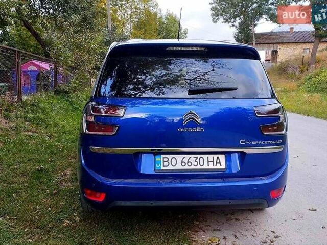 Синий Ситроен Grand C4 SpaceToure, объемом двигателя 1.5 л и пробегом 108 тыс. км за 16800 $, фото 2 на Automoto.ua
