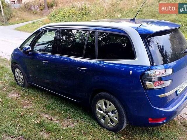 Синий Ситроен Grand C4 SpaceToure, объемом двигателя 1.5 л и пробегом 108 тыс. км за 16800 $, фото 1 на Automoto.ua