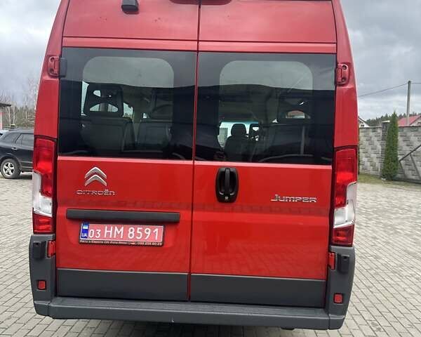 Красный Ситроен Jumper, объемом двигателя 2.2 л и пробегом 431 тыс. км за 23800 $, фото 7 на Automoto.ua