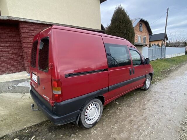 Красный Ситроен Jumpy, объемом двигателя 2 л и пробегом 185 тыс. км за 3700 $, фото 4 на Automoto.ua
