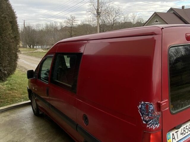Красный Ситроен Jumpy, объемом двигателя 2 л и пробегом 185 тыс. км за 3700 $, фото 3 на Automoto.ua