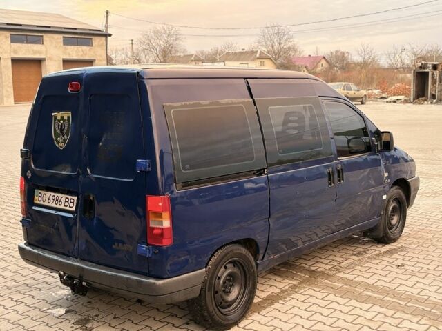 Синий Ситроен Jumpy, объемом двигателя 1.9 л и пробегом 250 тыс. км за 1350 $, фото 3 на Automoto.ua