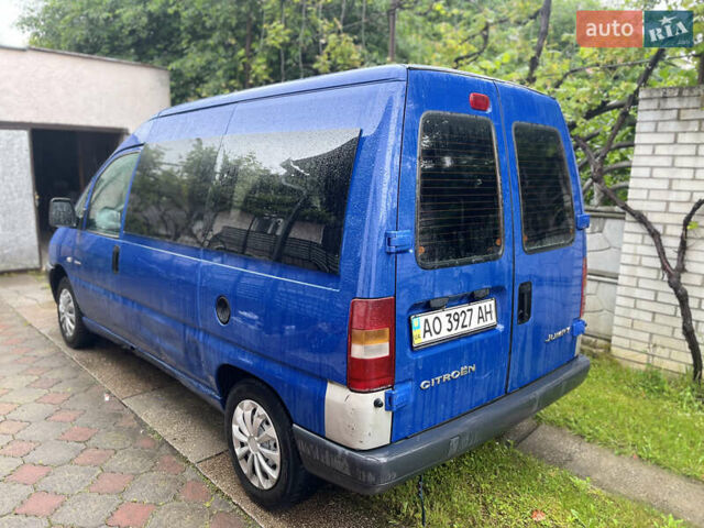 Синий Ситроен Jumpy, объемом двигателя 1.87 л и пробегом 355 тыс. км за 3000 $, фото 2 на Automoto.ua